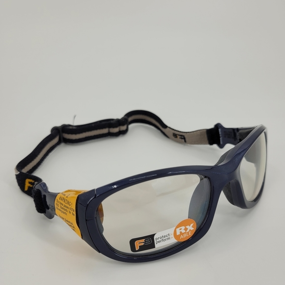 Liberty Sport Protective All Pro Goggles F8 ASTM F803 Navy Blue 60-19-133 NEW